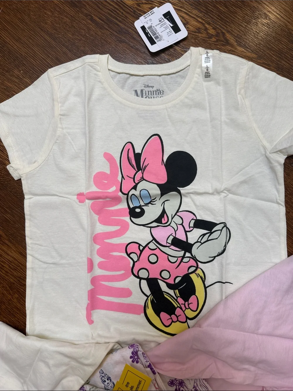 NWT S/3 Disney T-Shirts & 1 Pajama Set